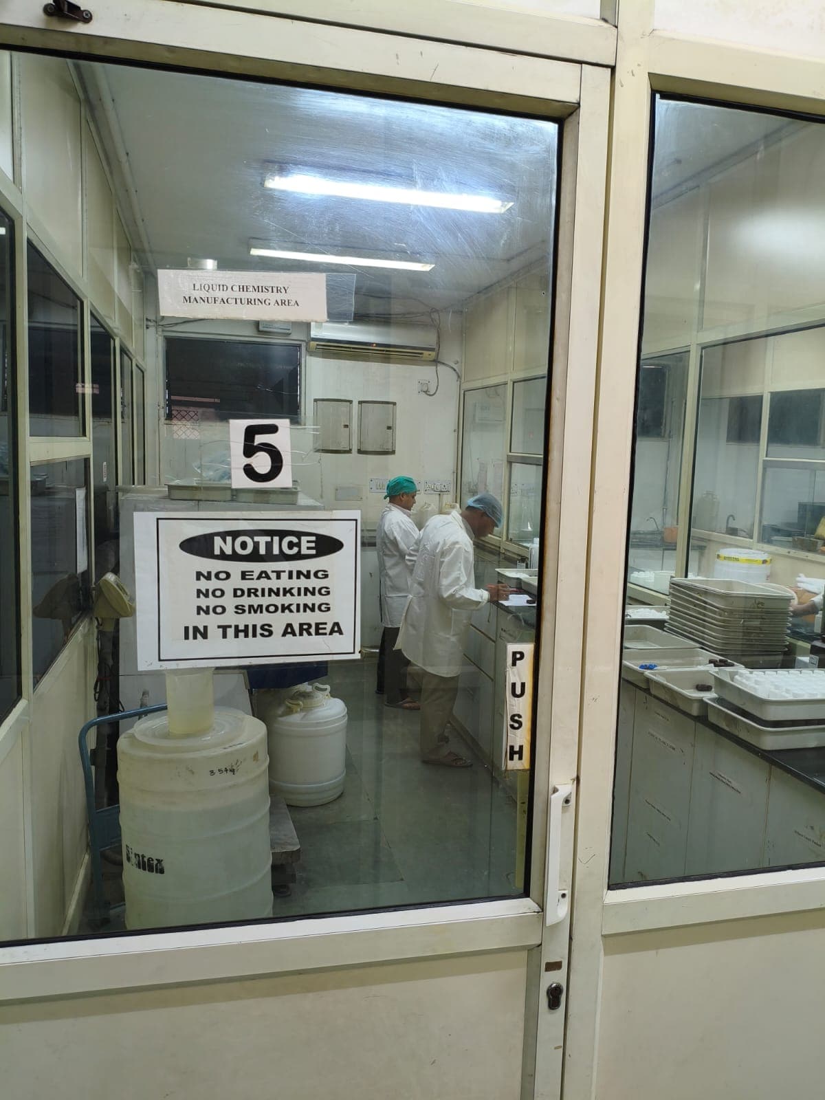 Liquid Chemistry Manufacturing Area