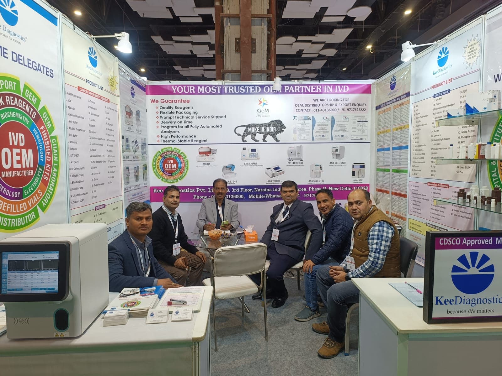 Kee Diagnostics Team at Healthcare Expo